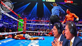 MARQUEZ VS PAQUIAO KNOCKOUT ROUND 6 MOTIVATION Reaccion de Julio Cesar Chavez Chavez reaction [upl. by Okime]