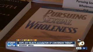 Hope 2017 rejects accusation of conversion therapy [upl. by Gass]