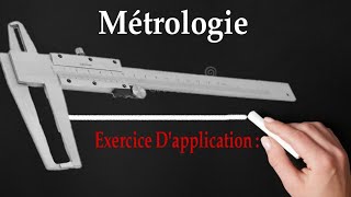 Métrologie  exercice dapplication 1  Pied a coulisse   Lecture et utilisation [upl. by Cinelli]