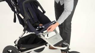 urban jungle™ stroller foldunfold instructions  Mountain Buggy® [upl. by Ahsinauq]