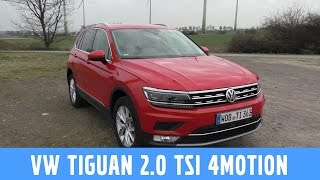 VW Tiguan 20 TSI Highline 4 Motion DSG 132 kW  Test Review und Fahrbericht  Testdrive [upl. by Haidebez]