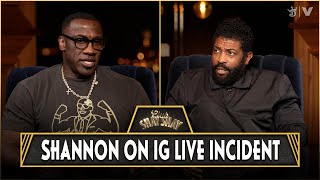 Deon Cole Makes Shannon Sharpe Address Viral Instagram Live With Michelle  CLUB SHAY SHAY [upl. by Nereen]