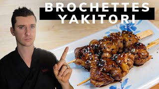 Comment faire des Yakitori facile   Recette Japonaise  🍚🥢 [upl. by Iphagenia]