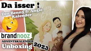 Da isser  😌 Benny amp Angie Adventskalender Brandnooz 2023 UNBOXING [upl. by Irihs]