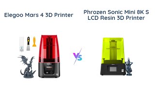 ELEGOO Mars 4 vs Phrozen Sonic Mini 8K Which 3D Printer is Better 🖨️🤔 [upl. by Nnylyma373]