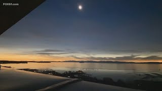 A look the total solar eclipse from Burlington VT [upl. by Sellihca]