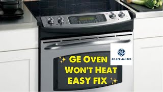 ✨ GE PROFILE OVEN Doesn’t Heat  FAST EASY FIX ✨ [upl. by Aisemaj]