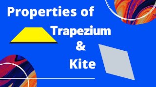 Properties of Trapezium and Kite  Geometry  Math  Letstute [upl. by Pazit474]