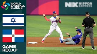 Israel vs Dominican Republic Game Highlights  2023 World Baseball Classic [upl. by Elohcan]