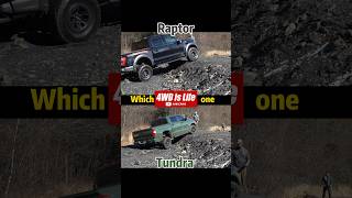 Ford F150 Raptor vs Toyota Tundra TRD Pro  Offroad suspension flex comparison offroad fordraptor [upl. by Klemm]