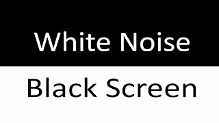 10 Hours of White Noise  Black Screen  No Ads  Deep Sleep Focus and Relaxation Sounds [upl. by Chiarra508]