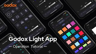 Godox Light App  Operation Tutorial [upl. by Oflodor]