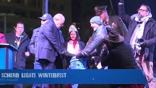 2022 Scherr Legate Winterfest Lights Parade [upl. by Anaiek416]