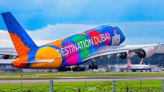 20 MINUTES of SUPER CLOSE UP TAKEOFFS amp LANDINGS at LHR  4K  London Heathrow Plane Spotting 2023 [upl. by Jenine917]