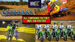 All Confirmed Factory 250 2025 Rosters [upl. by Sarid166]