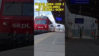 Wjazd SN84005 Z IC SZCZELINIEC Do Jeleniej Góry train pociag trainspotting pociagi railway [upl. by Meeharbi]