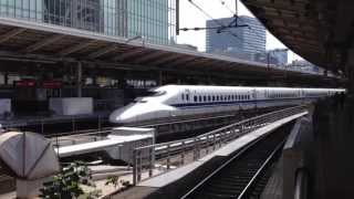 Trains Japan Shinkansen 700 series [upl. by Rimma]