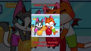 WHERE IS MY AIRPORT POTTY ✈️🚽 POTTY TRAINING STORIES FOR KIDS 😻PurrPurr [upl. by Ahsinra]