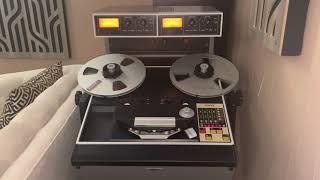 Ampex ATR102 professional reel to reel playing Analogue Productions master tape [upl. by Hen]