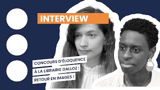 Concours d’éloquence à la librairie Dalloz  retour en images [upl. by Ierna628]