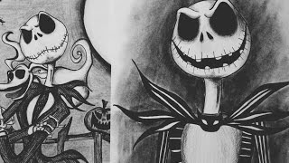 Dibujando a Jack Skellington Drawing Jack Skellington I AILIPS [upl. by Teryl]