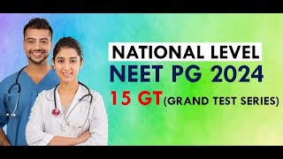 NEET PG Online Test Series 2024 [upl. by Airres767]