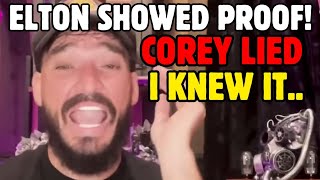 Elton Castee Showed PROOF Corey Scherer Lied [upl. by Adest105]