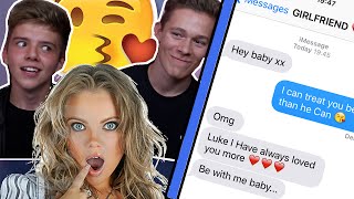 SONG LYRIC TEXT PRANK ON MY FRIENDS GIRLFRIEND GONE WRONG  Shawn Mendes  I Can Treat you better [upl. by Anaujat]