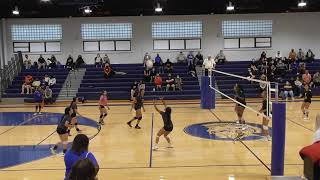 SEHS vs Lawton Macarthur Varsity Volleyball [upl. by Enilraep]