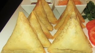 Meat Samosa Recipe In English [upl. by Valeta922]