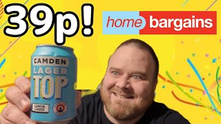 Camden Town Brewery Lager Top Lemon Lager Review [upl. by Ellesirg]