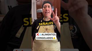 ❌⚠️3 SEÑALES de ALIMENTOS CONGELADOS🧊🇮🇹 comida food chefroberta [upl. by Otanutrof751]