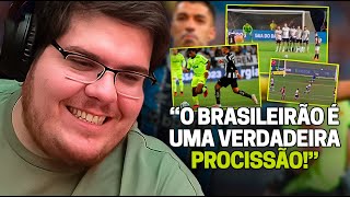 CASIMIRO REAGE TOP GOLS DO BRASILEIRÃO 2023  Cortes do Casimito [upl. by Ibby655]