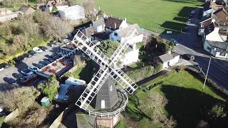 Meopham Green Kent  Drone Video Full HD 17FEB 18 [upl. by Eilsil598]