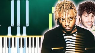 benny blanco Juice WRLD  Graduation Piano Tutorial By MUSICHELP [upl. by Lucilla]