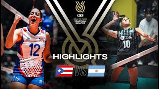 🇵🇷 PUR vs 🇦🇷 ARG  Highlights  Womens OQT 2023 [upl. by Yacano]