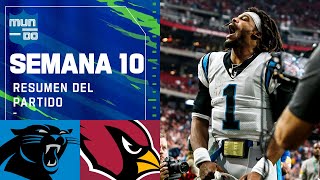 Carolina Panthers vs Arizona Cardinals  Semana 10 2021 NFL Game Highlights [upl. by Erhard]