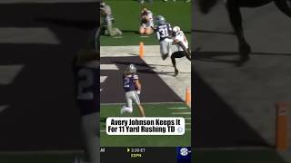 Avery Johnson 💨 BURNS Oklahoma State for 11Yard Rushing TD  Kansas State vs Oklahoma State [upl. by Rodenhouse84]