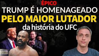 Incrível Donald Trump aparece em LUTA épica e recebe cinturão do MAIOR LUTADOR da história [upl. by Atnas]