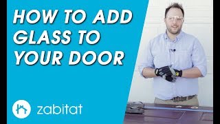 How to Add Door Glass to Your Door  Door Glass Installation Guide [upl. by Nerrat878]