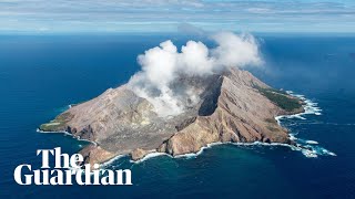 New Zealand volcano fatal eruption on White Island [upl. by Ariat676]