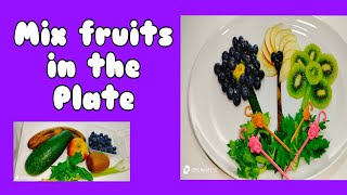 Give a lil Spark ✨💥 on your TableDo simple Platting even kids would 💞love itASMR plattingfruits [upl. by Anikram]