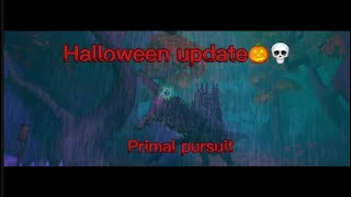 Playing the new Halloween update in primal pursuit🎃🦖💀 [upl. by Petulia]