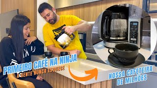 PRIMEIRO CAFÉ NA NOSSA CAFETEIRA NINJA  Valeu a pena comprar nos EUA É tudo isso mesmo [upl. by Nhguavaj]