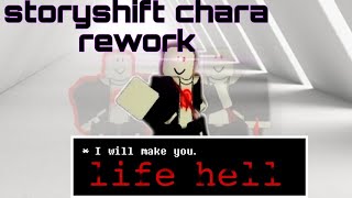 storyshift chara rework  new update undertale rise of soul [upl. by Patrick]