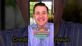 Credibility  Meaning Pronunciation Synonyms and an Example Sentence English Word of the Day [upl. by Hairakcaz]