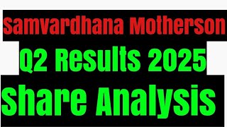 Samvardhana Motherson Share analysis And Q2 Results 2025 ll Share Latest News ll Share News 🚨🚨🚨🚨 [upl. by Tullus]