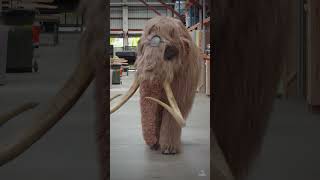 Behind the scenes with Wētā Workshop A woolly mammoth goes for a walk [upl. by Anawot350]