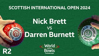 Scottish International Open 2024  Nick Brett vs Darren Burnett  Day 2 Match 2 [upl. by Delainey]