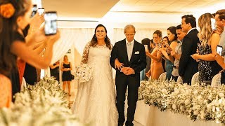 Casamento da Mãe da Marília Mendonça  Ruth amp Devyd  Entrada da Noiva [upl. by Sihonn]